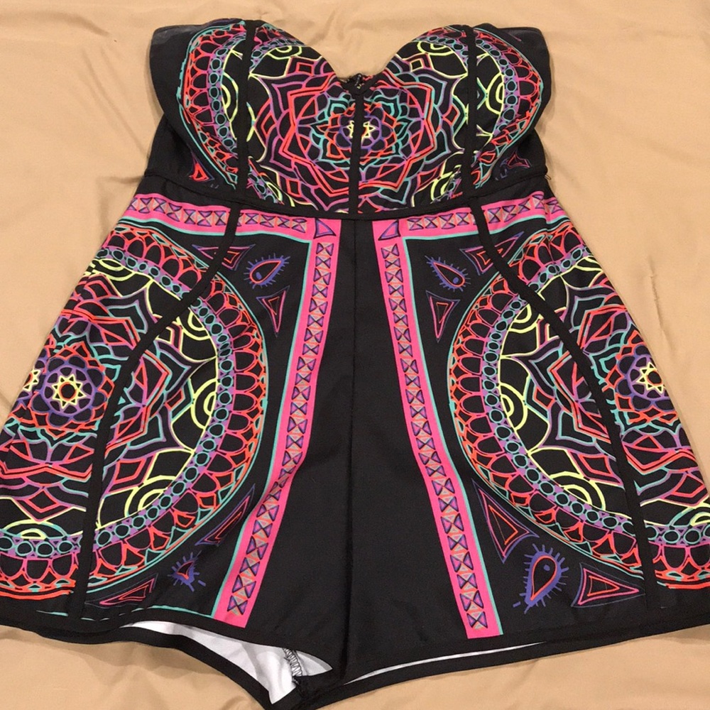 Colorful romper perfect for a party